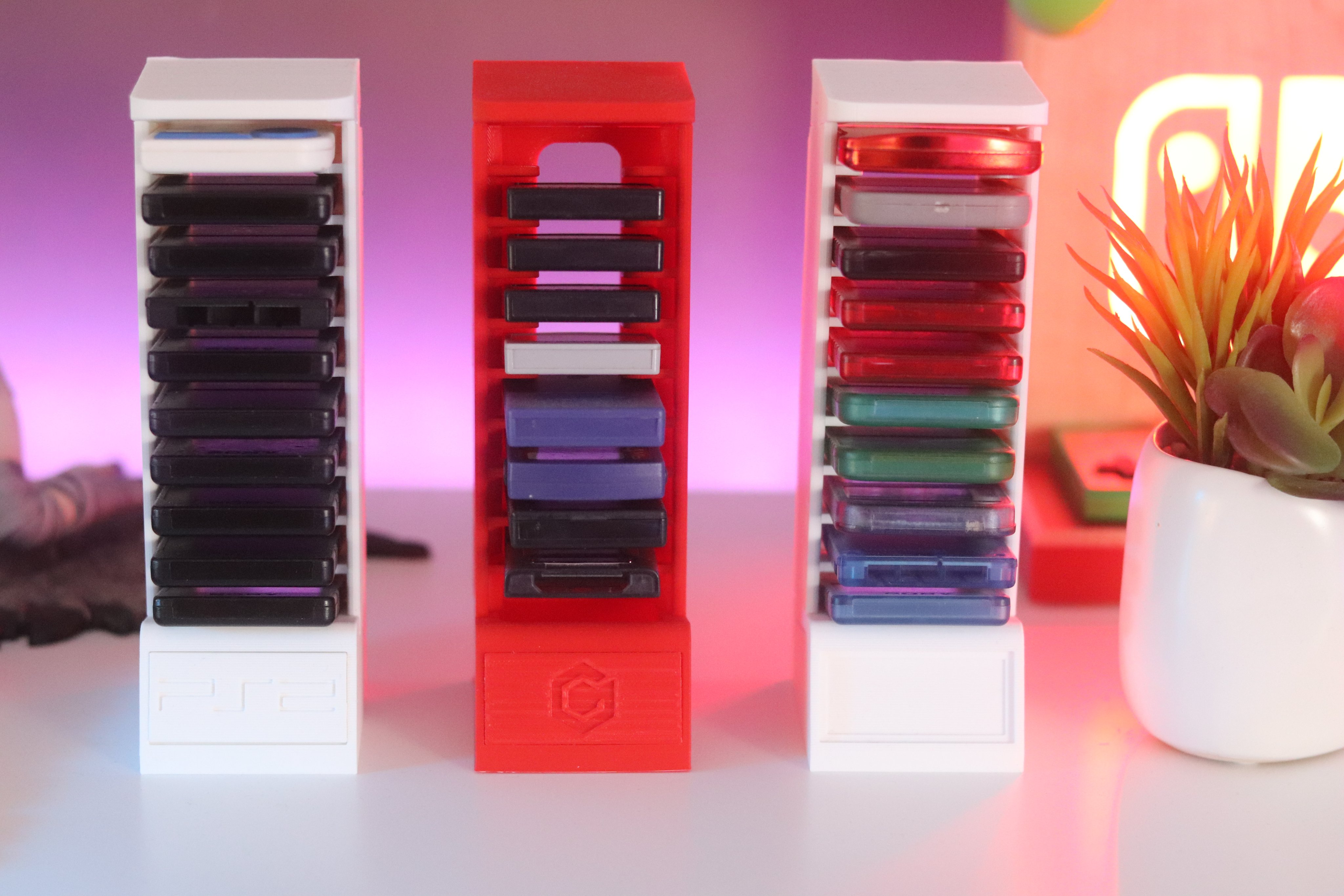 Memory Card Tower/Holder (PS1/PS2/GameCube)