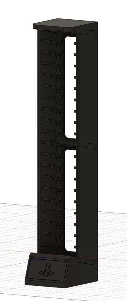 Miniatura 6 do modelo 3D Memory Card Tower/Holder (PS1/PS2/GameCube)