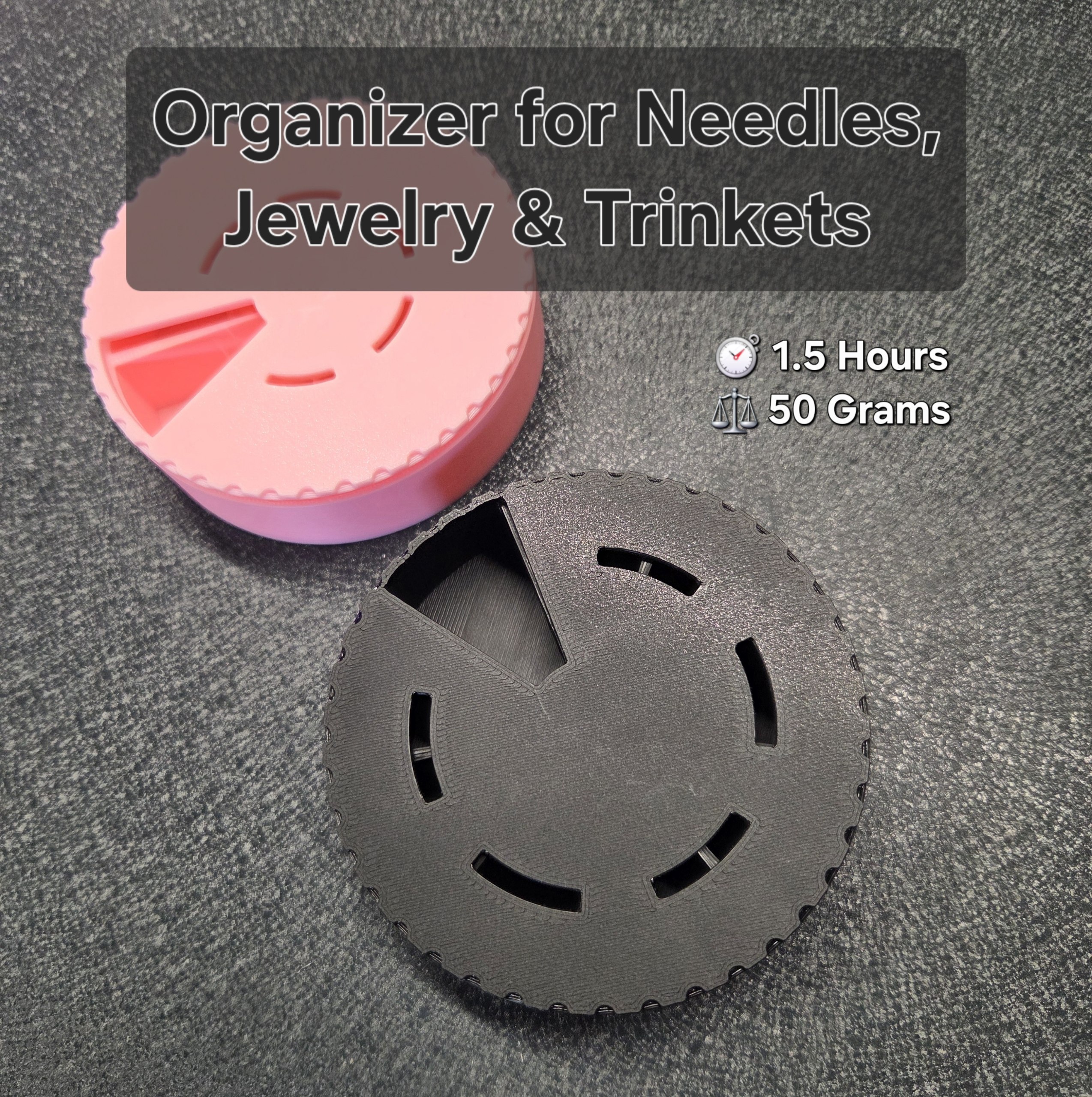 Rotary Organizer for Needles, Jewelry & Trinkets