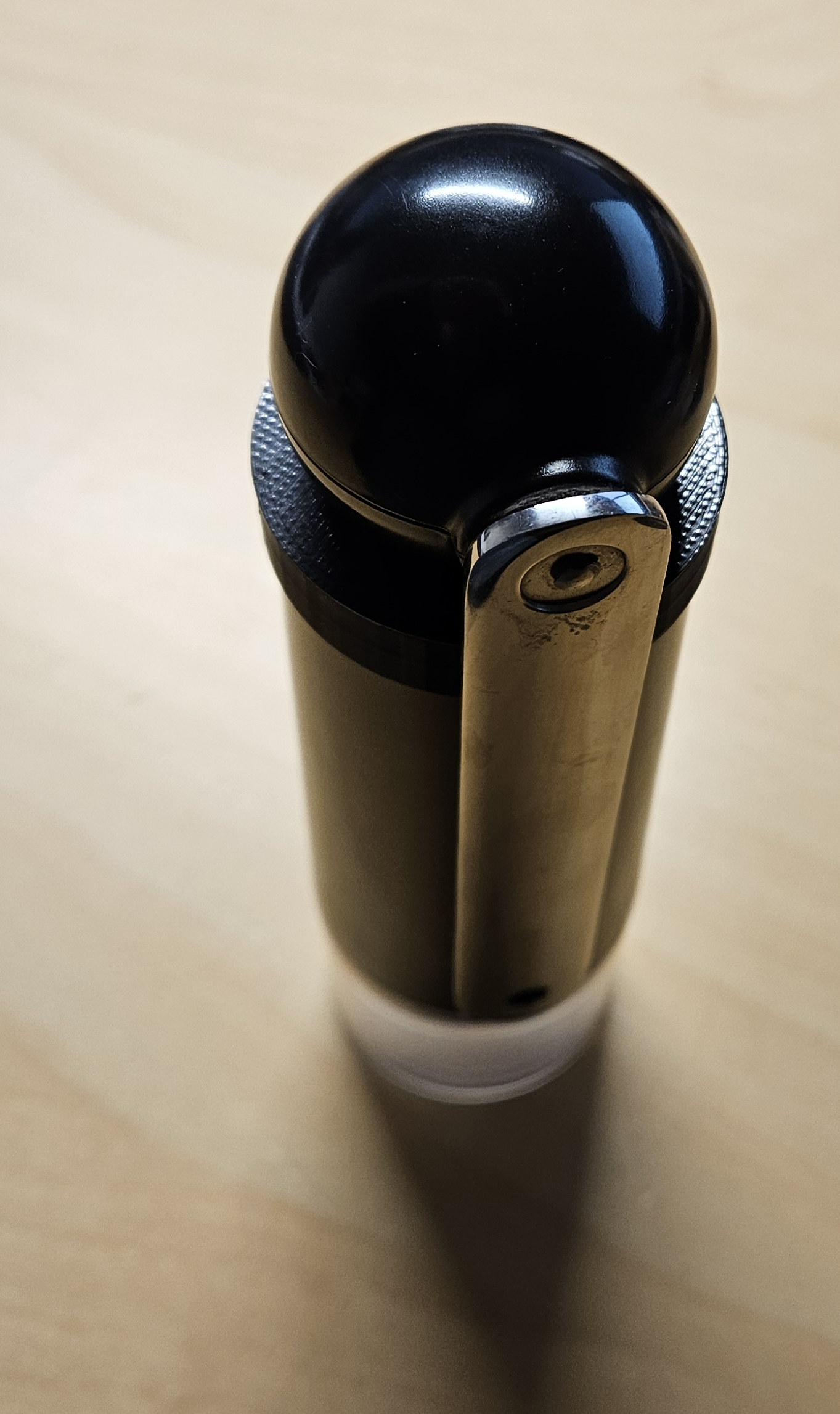 Pop shield for Crushgrind hand coffee grinder