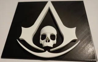 Assassin's Creed; Black Flag Bookmark by Fenna | Download free STL ...