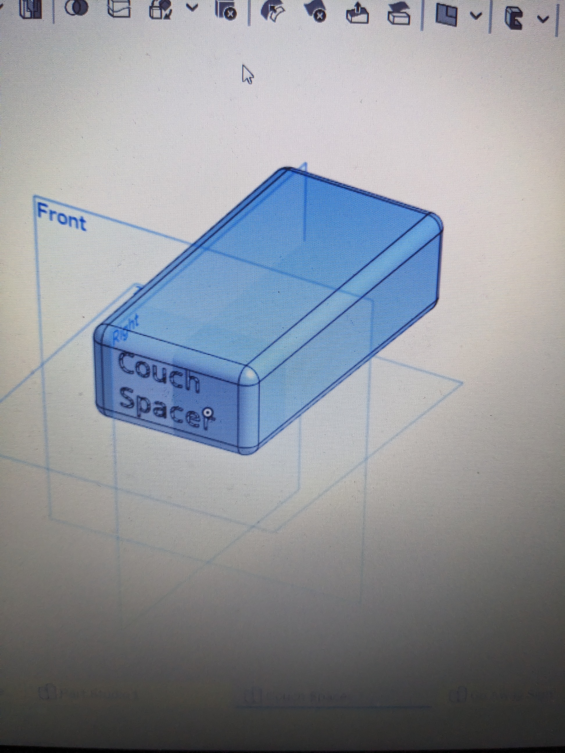 Couch spacer