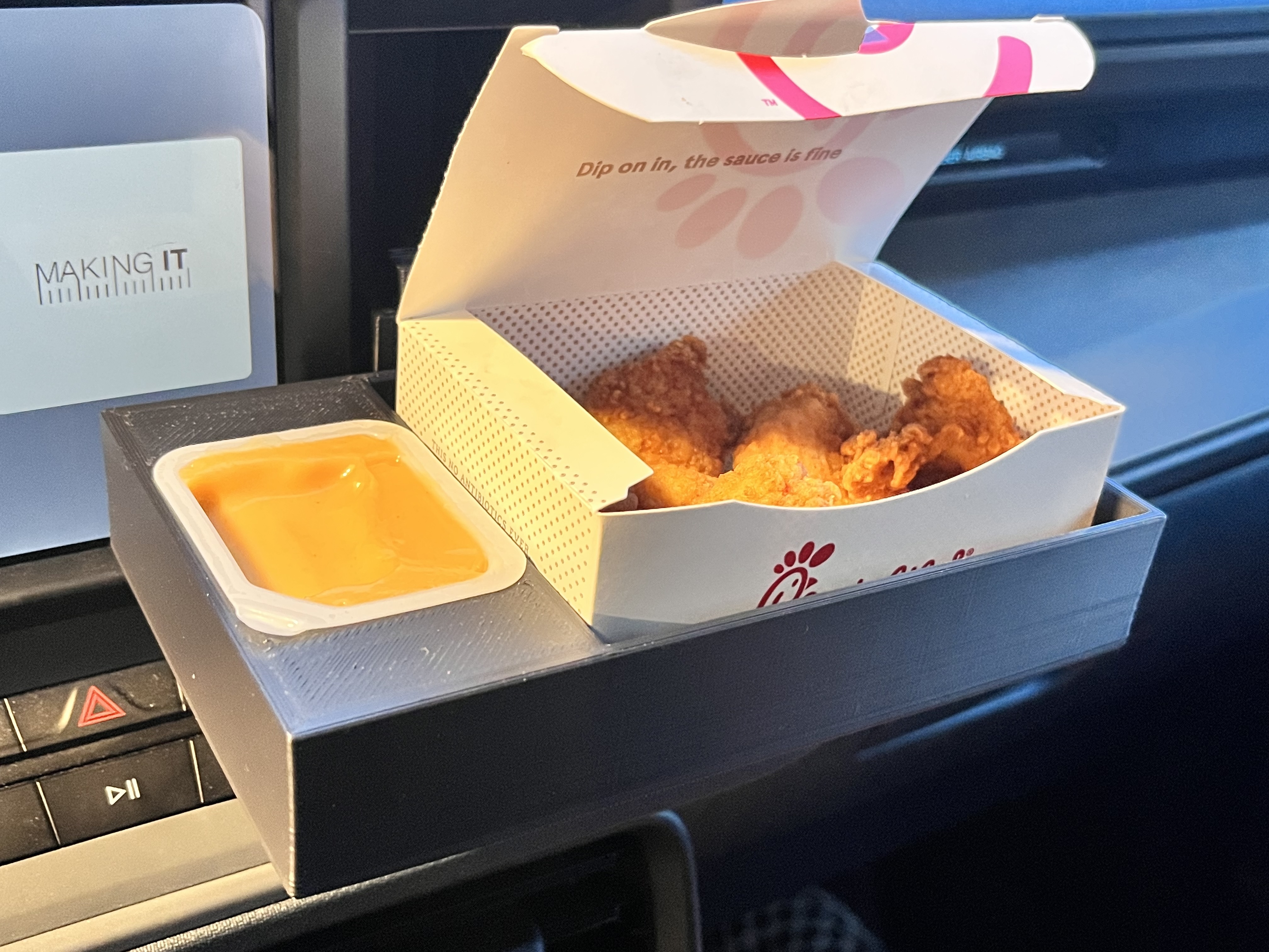 FITS Ford Maverick Chick-Fil-A nugget & sauce holder