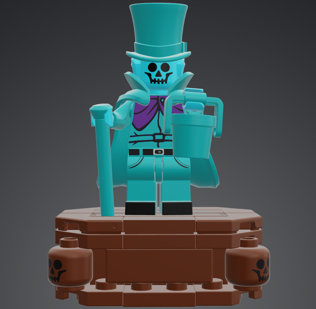 LEGO SERGIMEN3DART's The Hatbox Ghost 3D Printable Sculpt