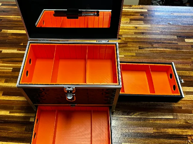 Drawer Liners and Dividers for Costravio Makeup Case