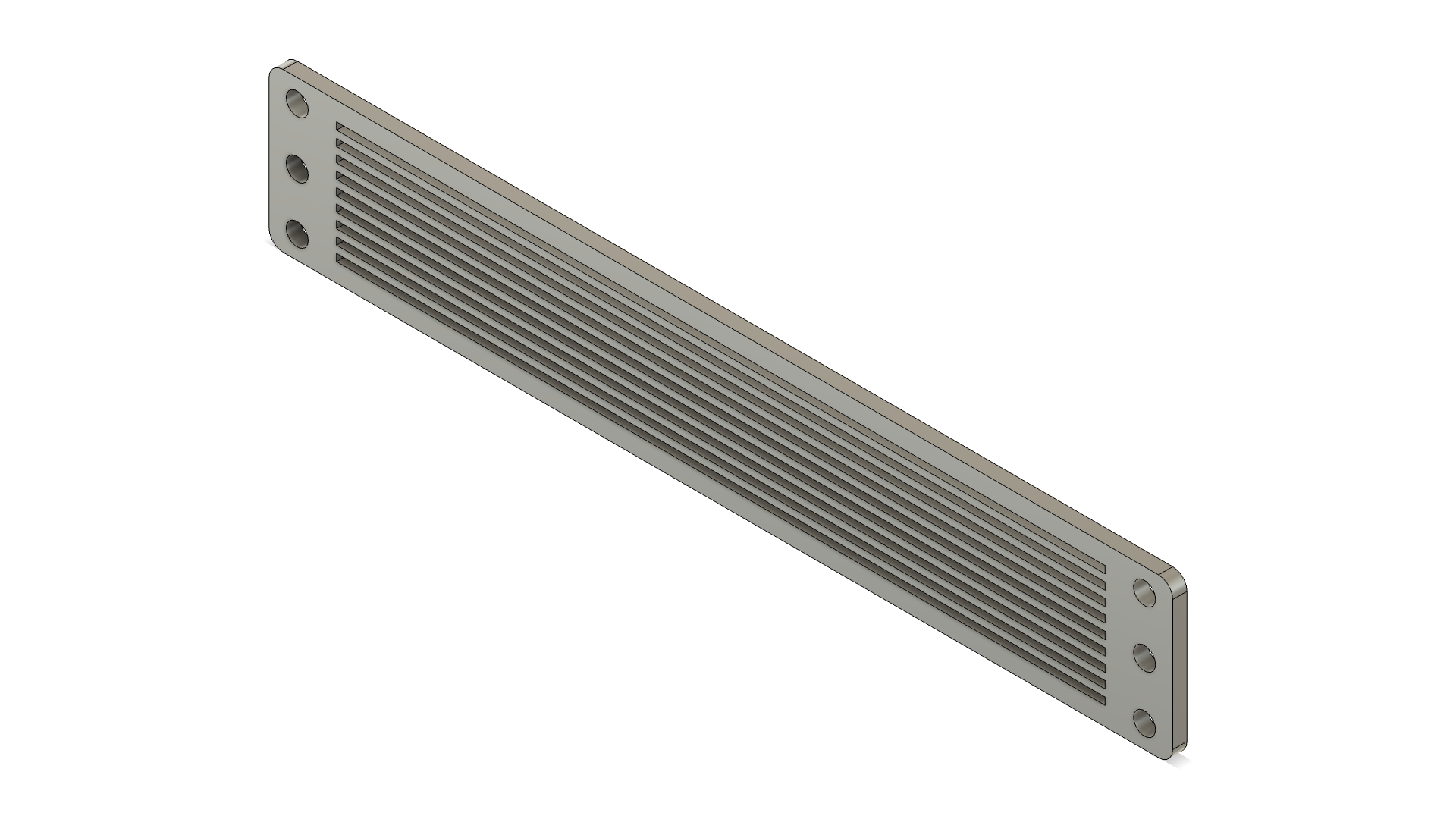 10' Server Rack Panel - 1U - Blank