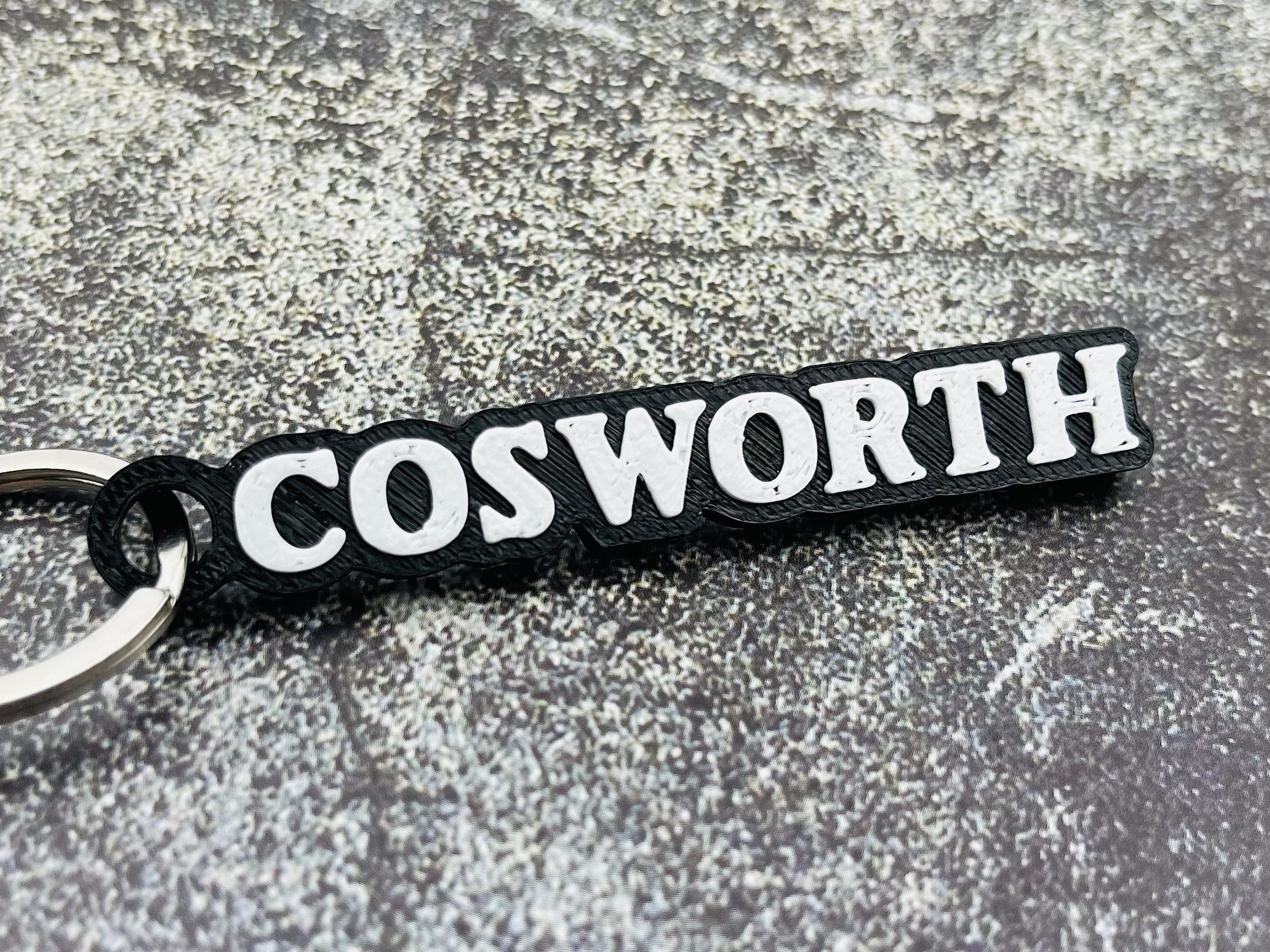 Cosworth Logo Keychain