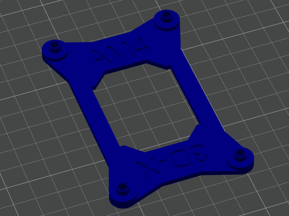 AM4 Bracket using LGA Threads by RockyDog271 | Download free STL model ...