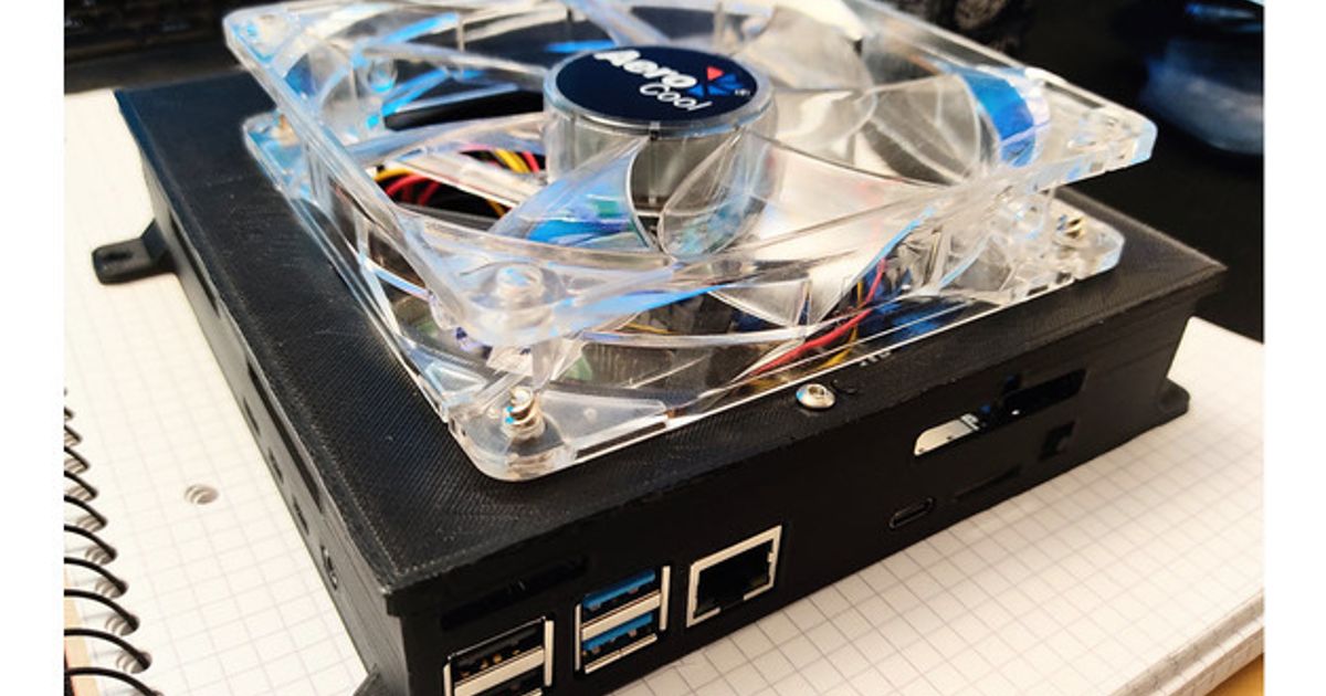 Compact Fysetc Spider and RPI 4 Case and 120mm Fan by DanAndersen ...
