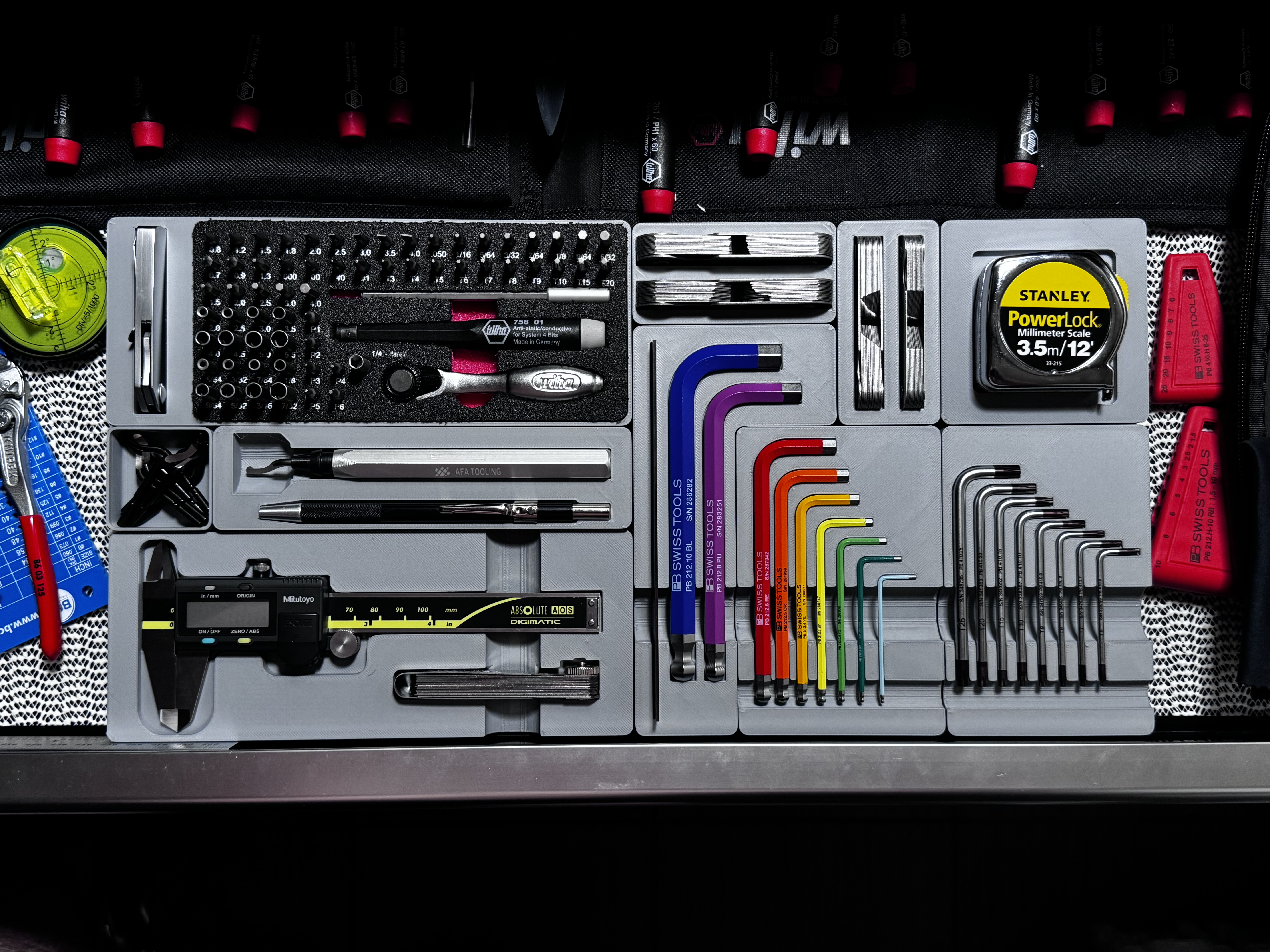 Deburring Tool Holder for Gridfinity