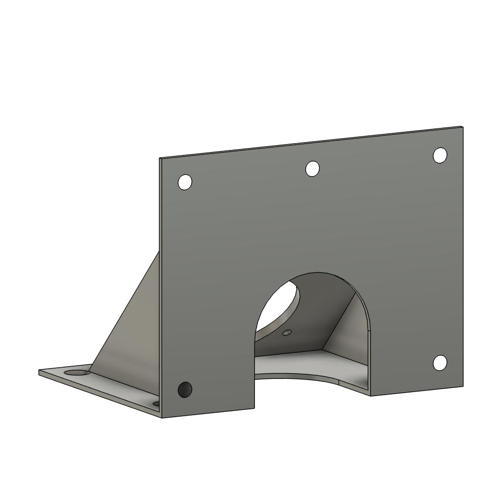 Absaugung für Fräsanschlag 50mm mit optionalen OSVAC M32 Flansch