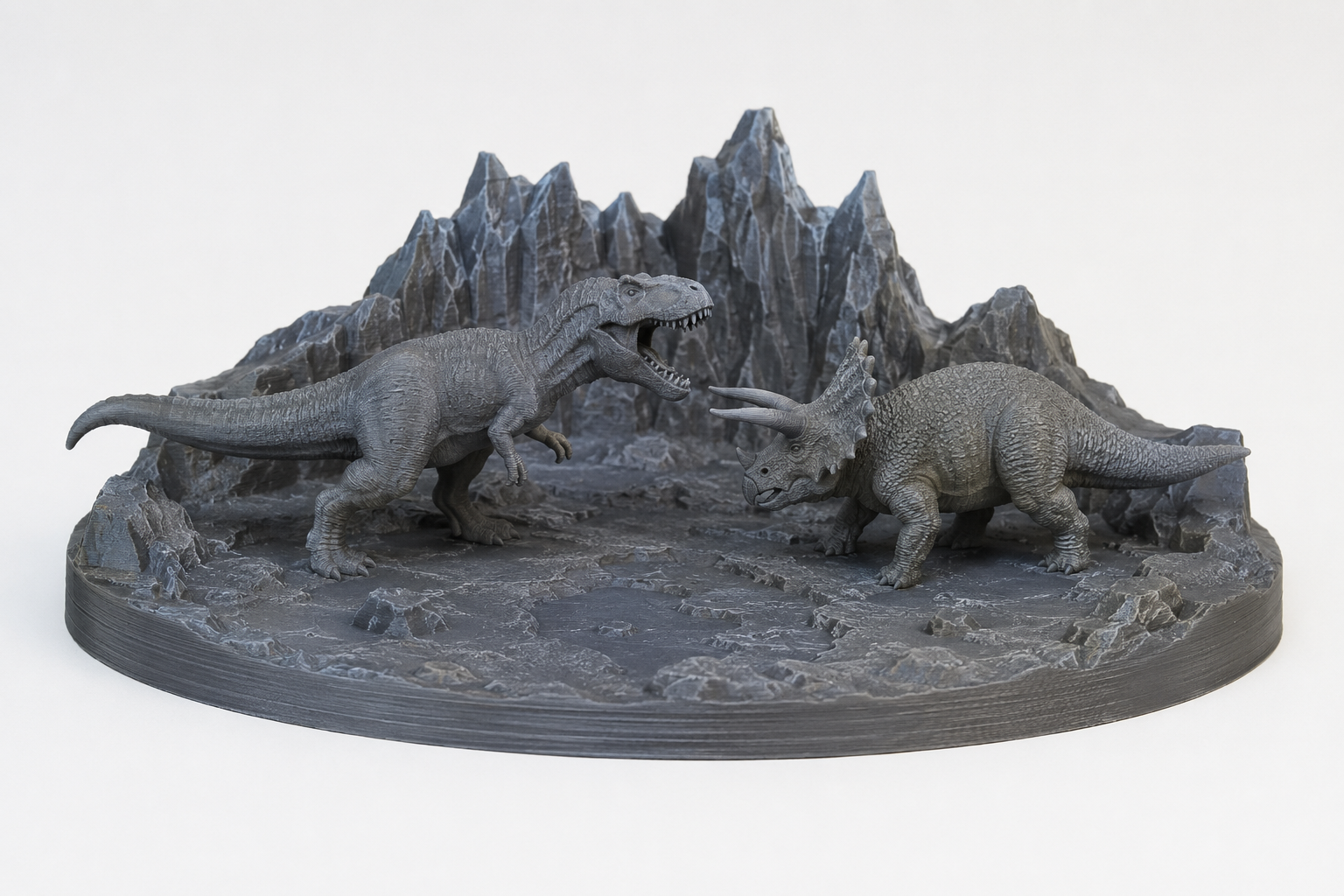 Prehistoric duel  -  Prähistorisches Duell
