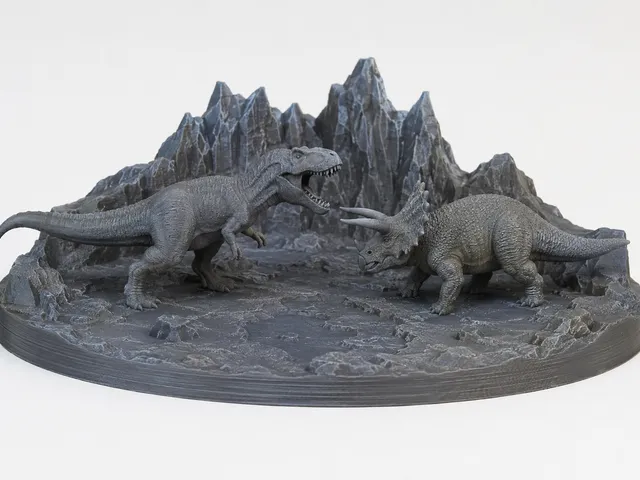 Prehistoric duel  -  Prähistorisches Duell