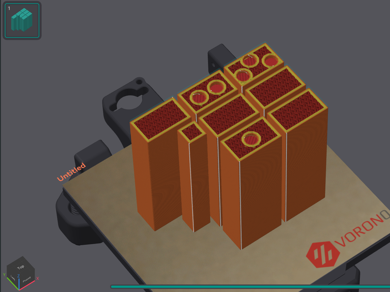 Miniatura 2 do modelo 3D magnet push/pull jenga block game