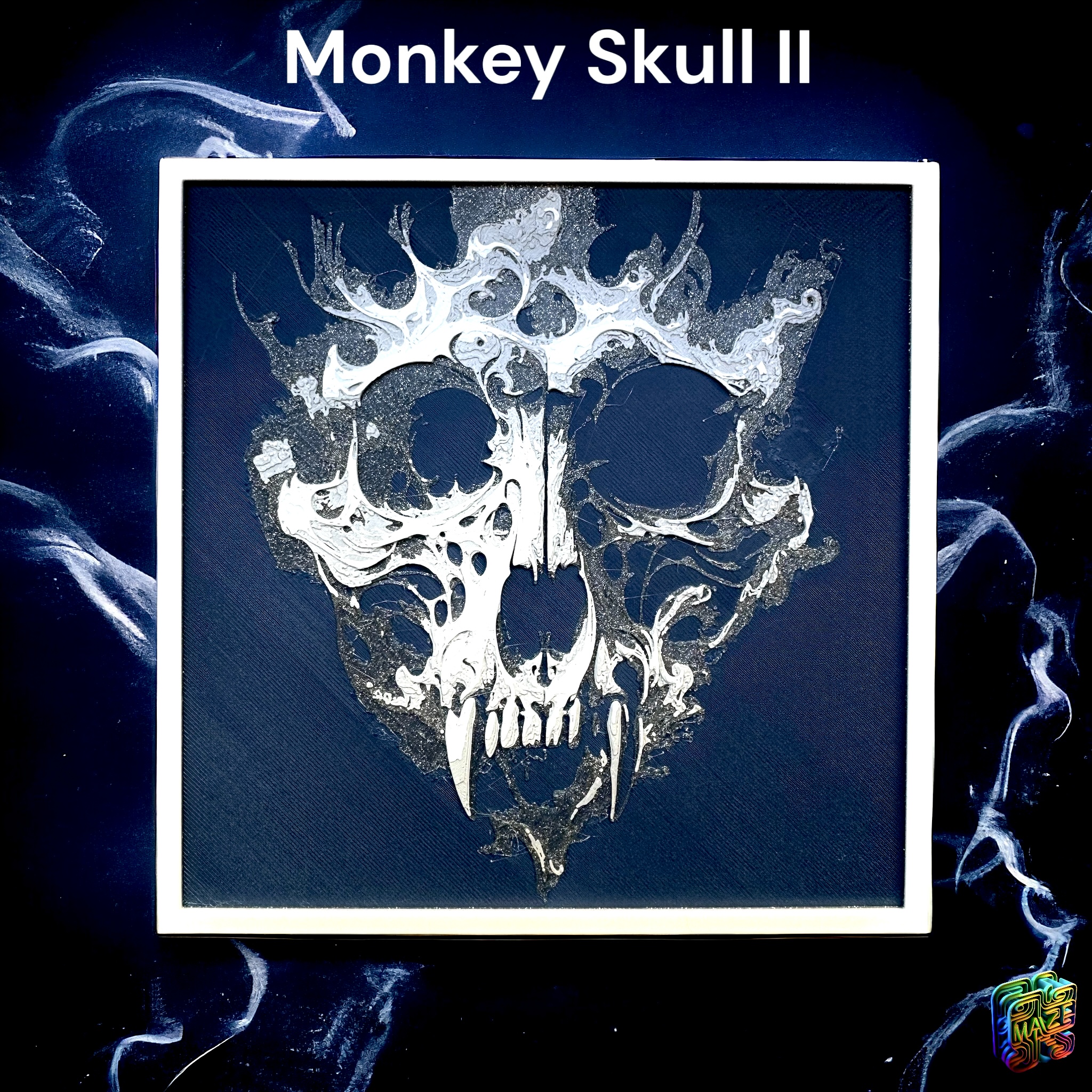 Monkey Skull II by TheMazePrinter | Download free STL model ...