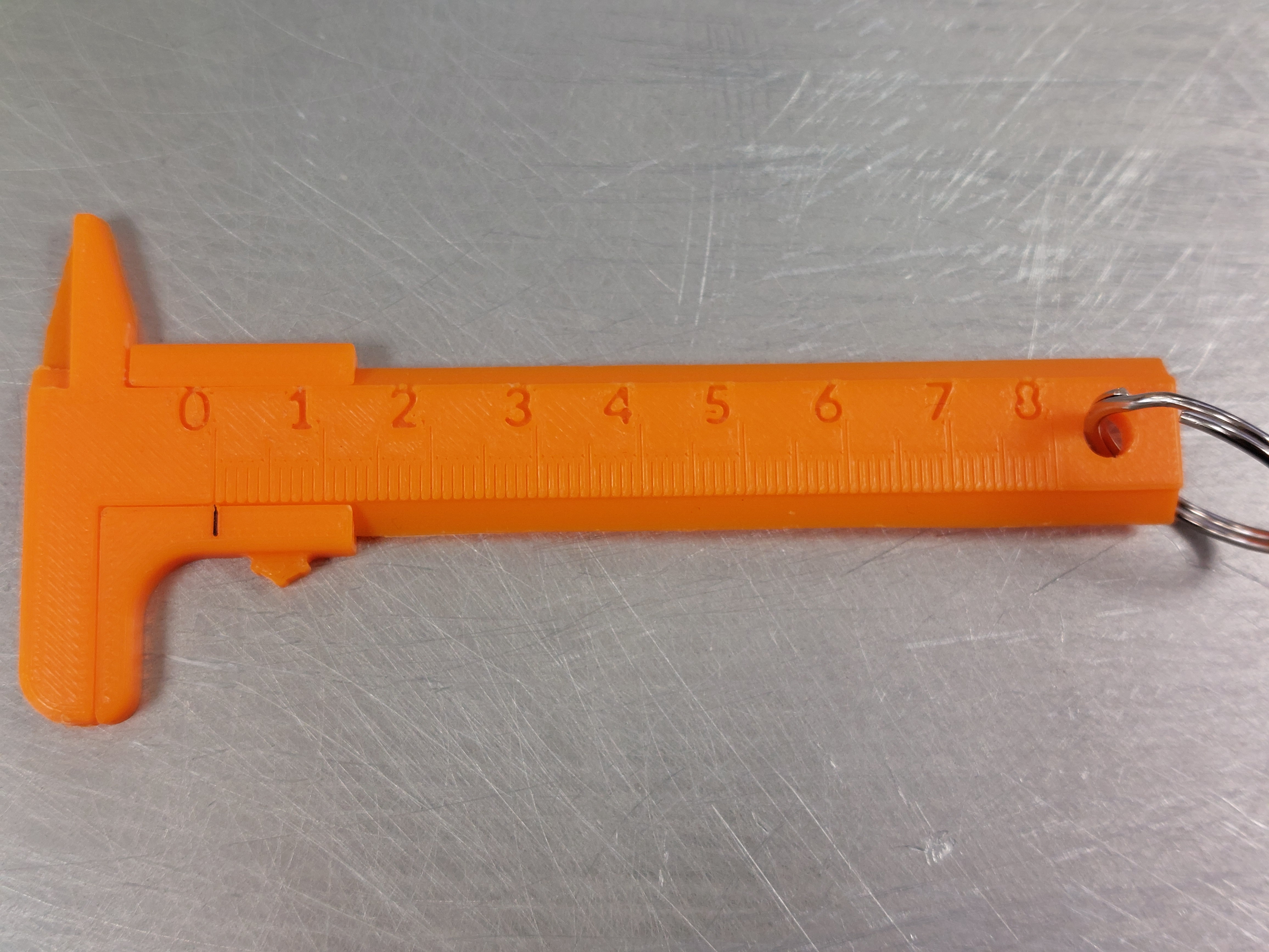 Caliper Vernier keyring Accurate Metric