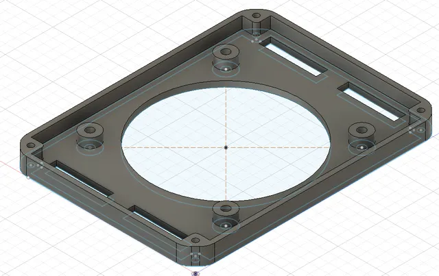 Remix of 3D_Buddha SKR Case top cover with 80mm fan opening