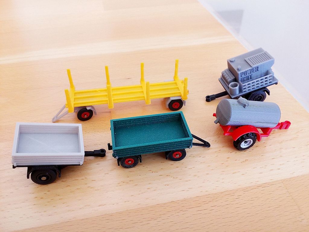 Ho Scale Wagon Loads - Triangle Long Truss x3 for Flat Cars/Gondolas