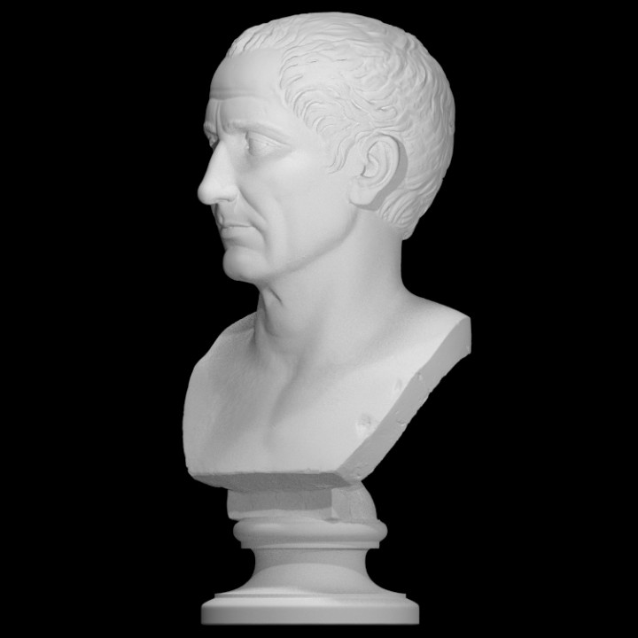 Miniatura 6 do modelo 3D Julius Caesar Bust