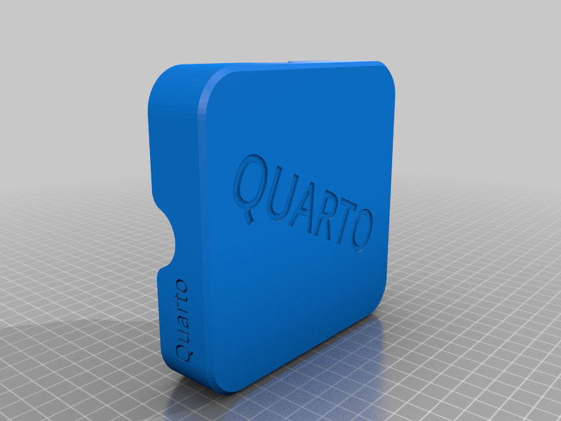 Quarto Box with Label