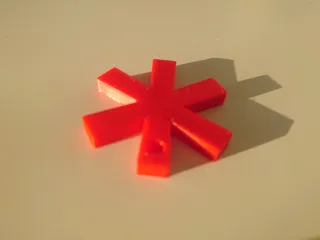 Asterisk keychain