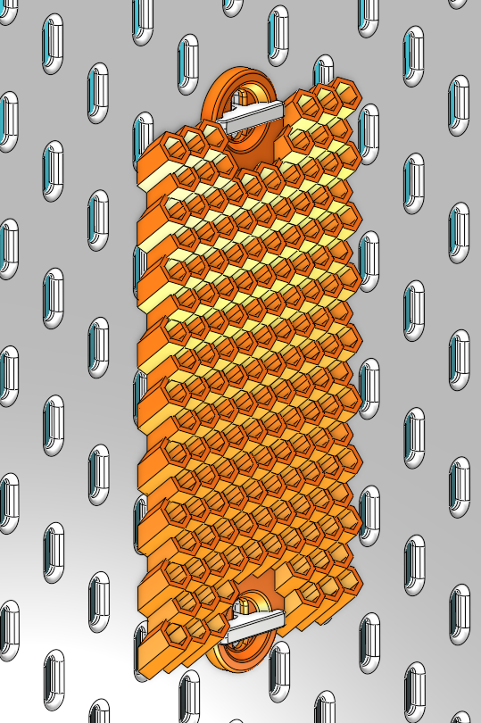Skadis Hex Bit Holder (T-Clip system)