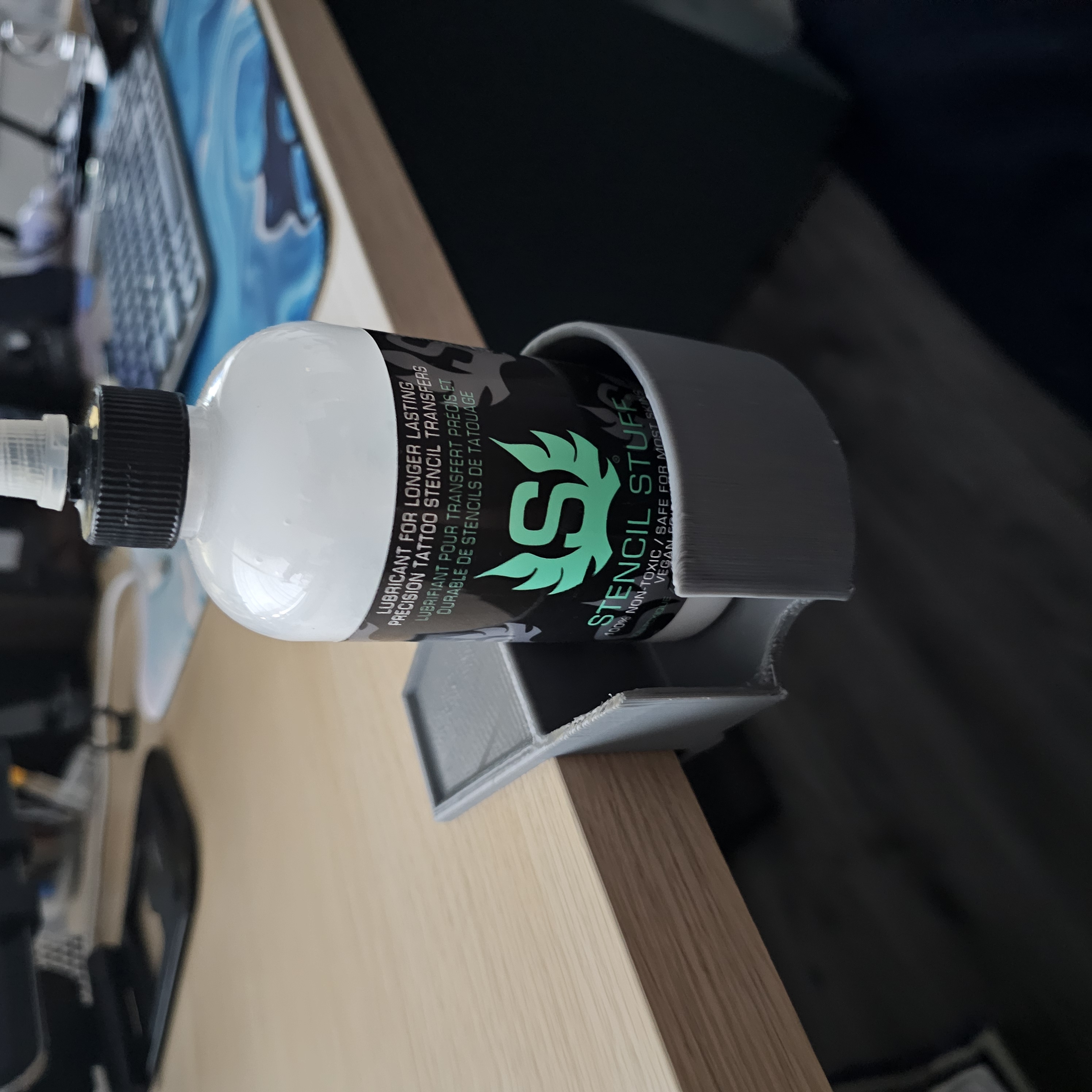 Small drink table holder/clamp