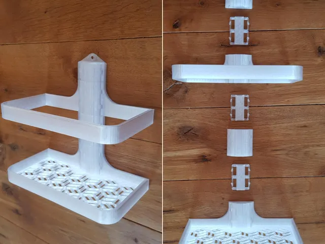 Modular shower shelf