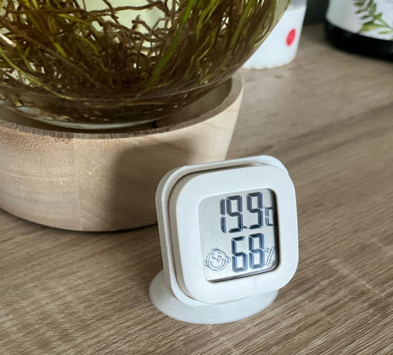 Stand holder for the Flintronic Mini LCD Thermometer