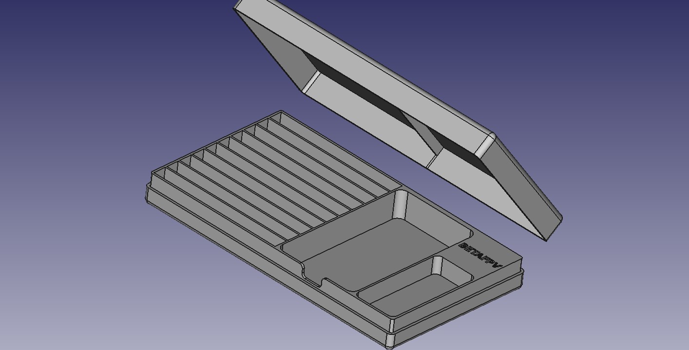 BetaFPV 10 x 550mAh  1S battery and charger box