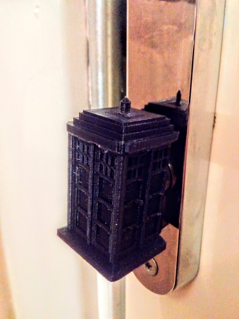 TARDIS Thumb Turn Knob