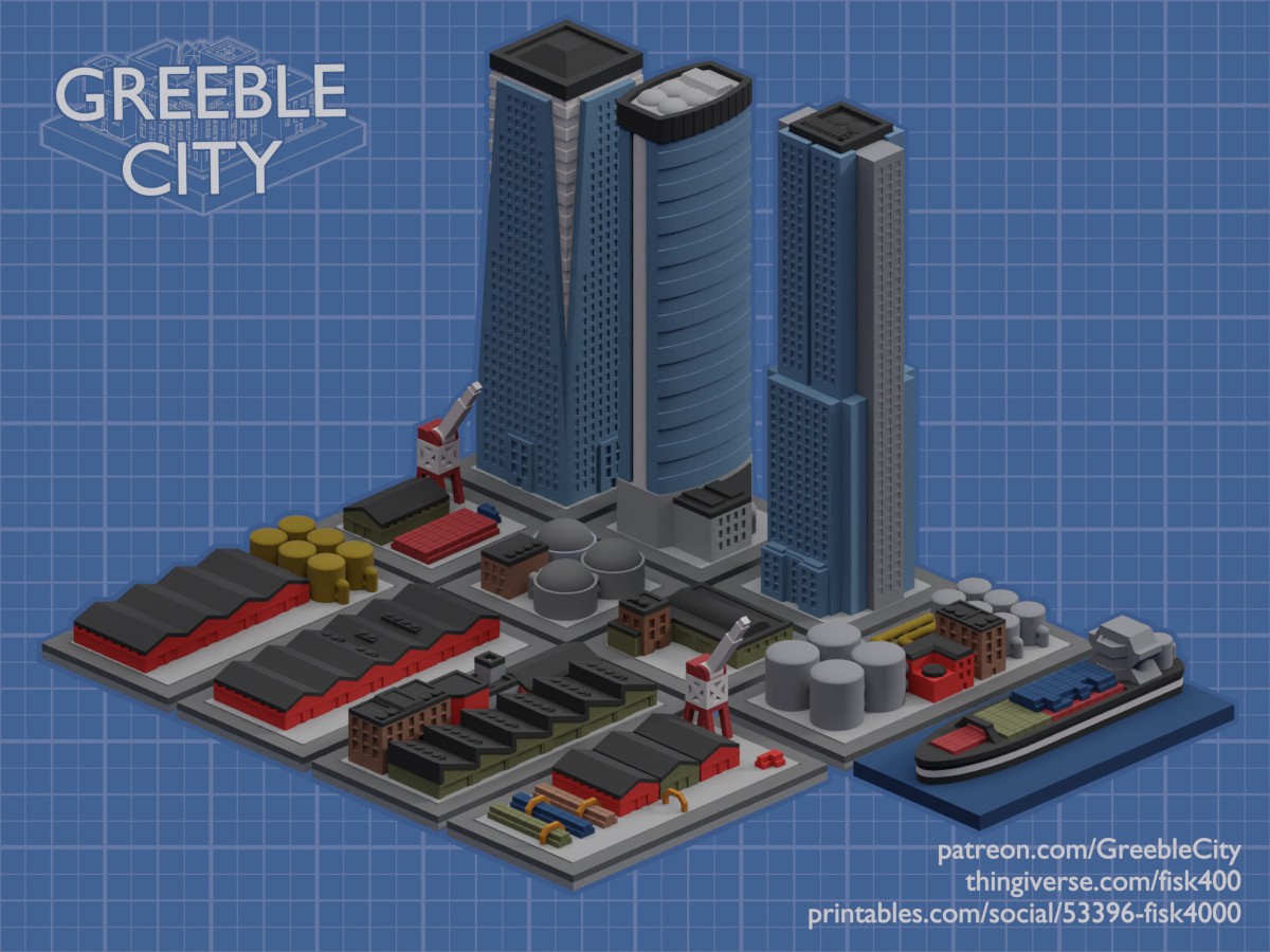 GreebleCity: Set 03 (2024 Version)