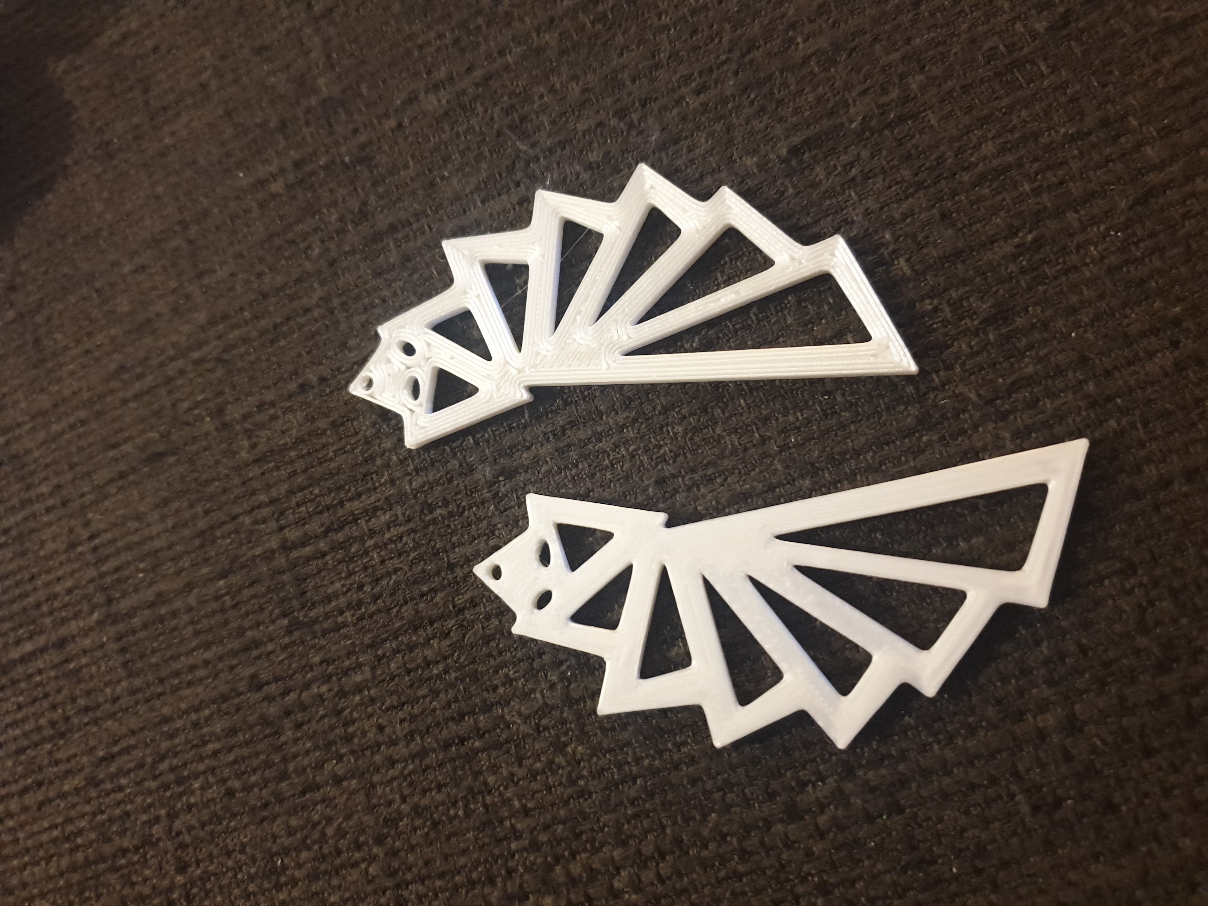 Earrings triangles 3