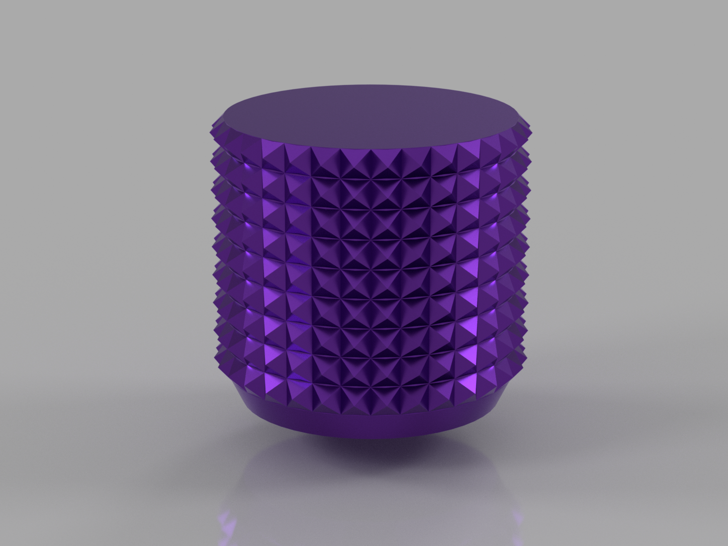 Punk-Rock plant vase // "rivet-surface"  // solid volume for vase-mode // .f3d file included