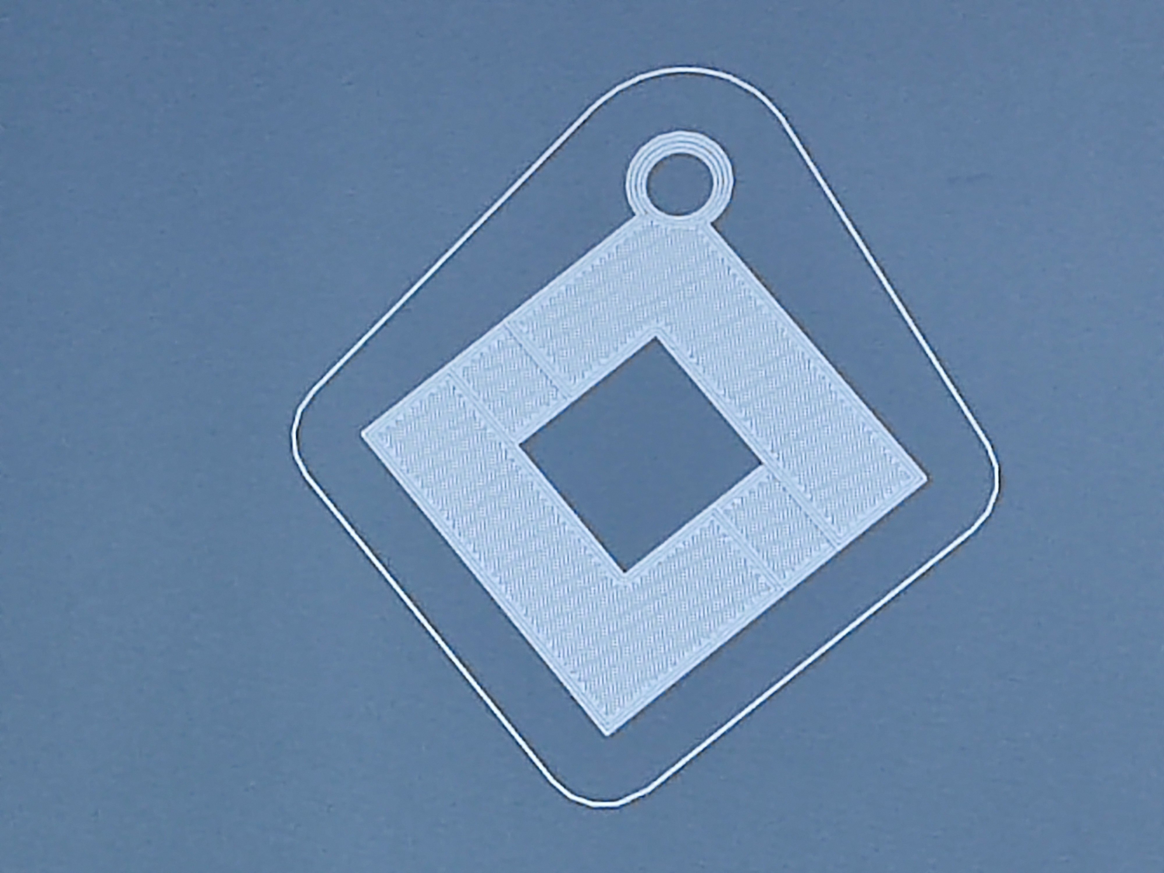 Roblox  studio logo keychain