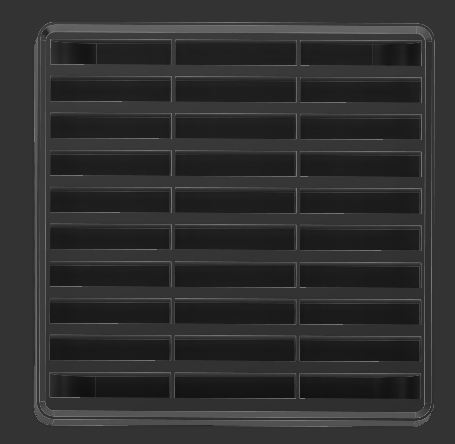Gridfinity Stacked Coin cell battery holders