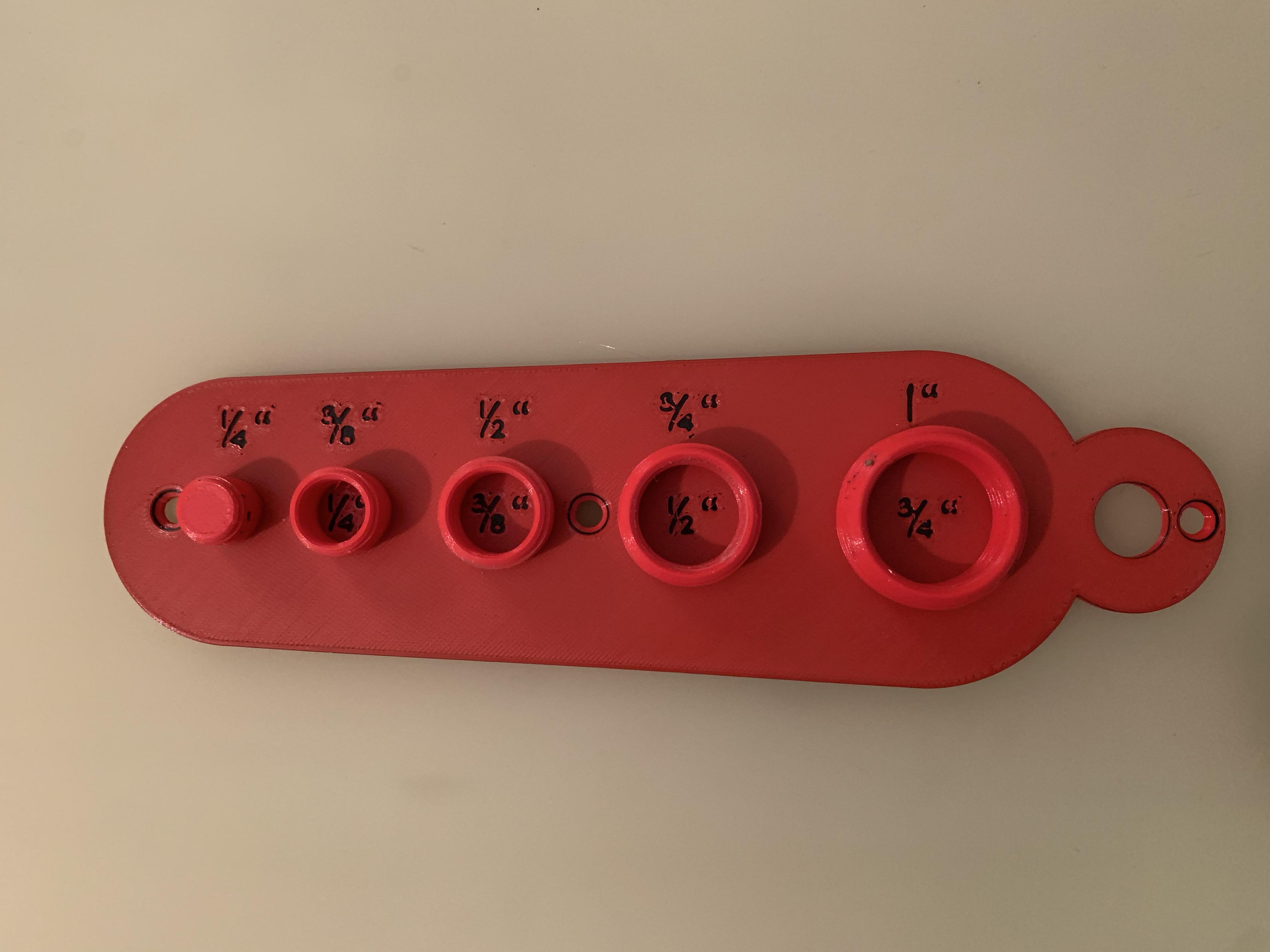 Pipe thread gauge (G-Type) by steffanders | Download free STL model | Printables.com