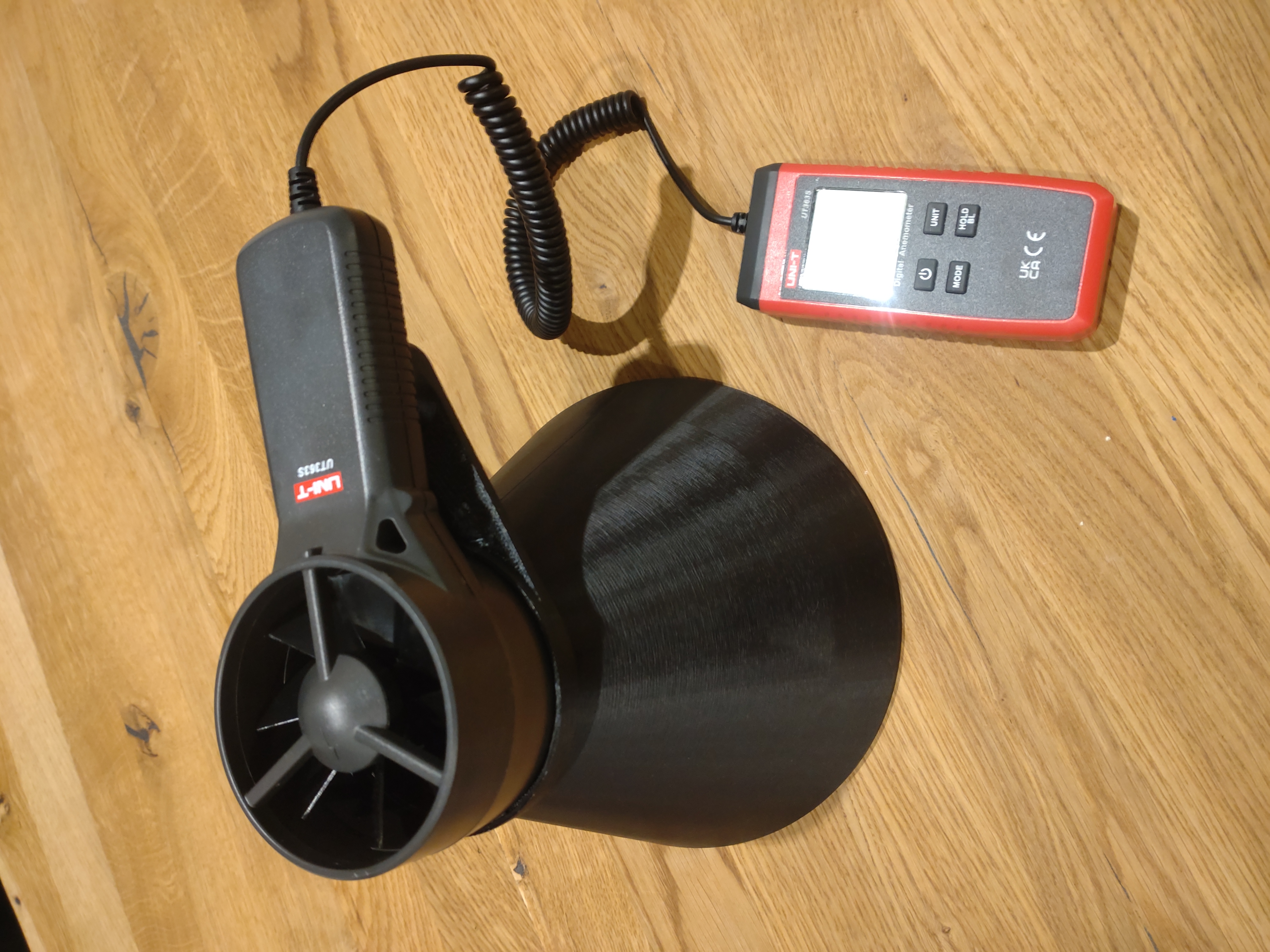 airflow funnel for uni-t anemometer