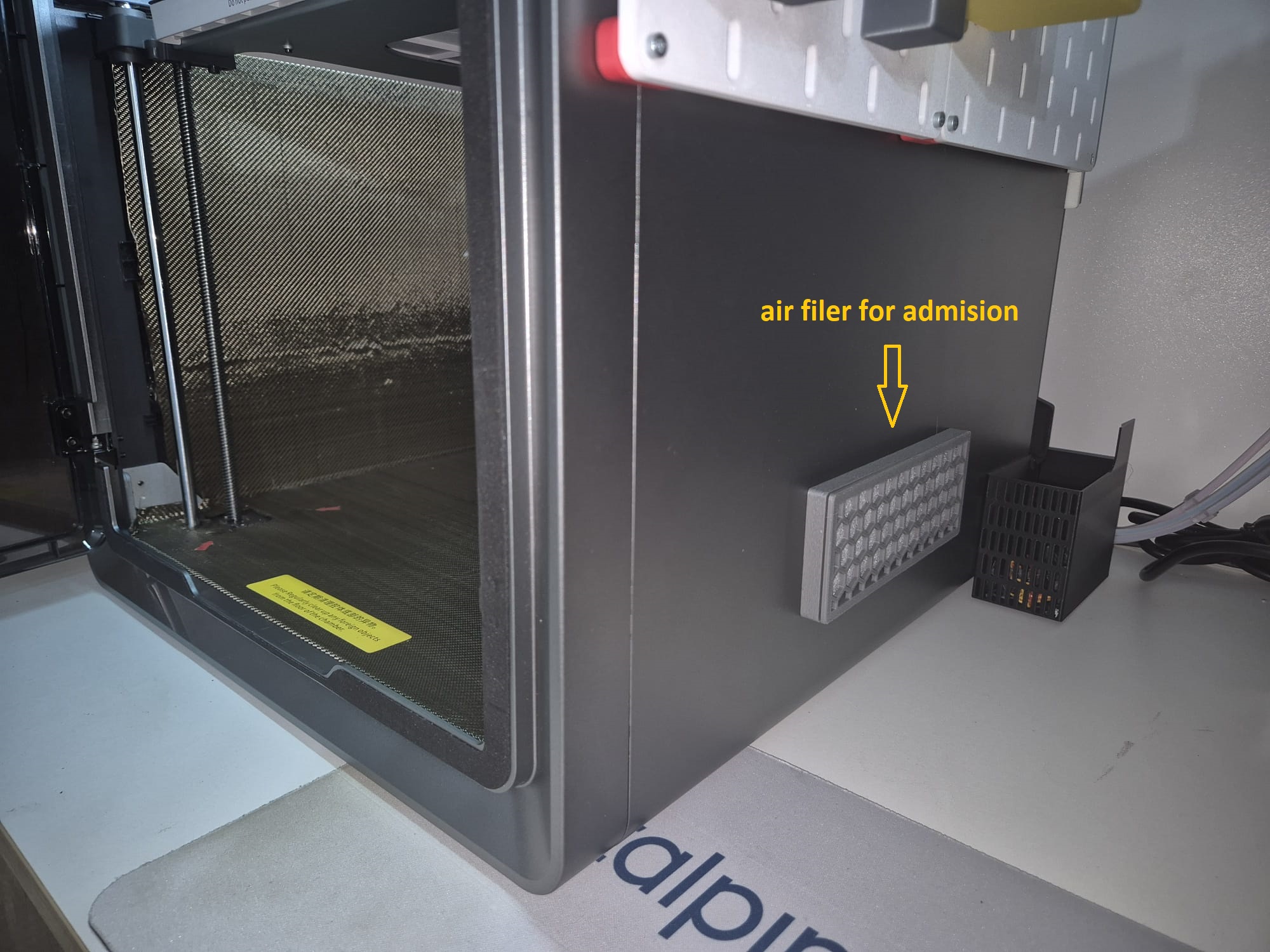 Anycubic Kobra S1 Combo - Filtered Fresh Air Intake – PLA Optimized Enclosure Mod — thumbnail 5