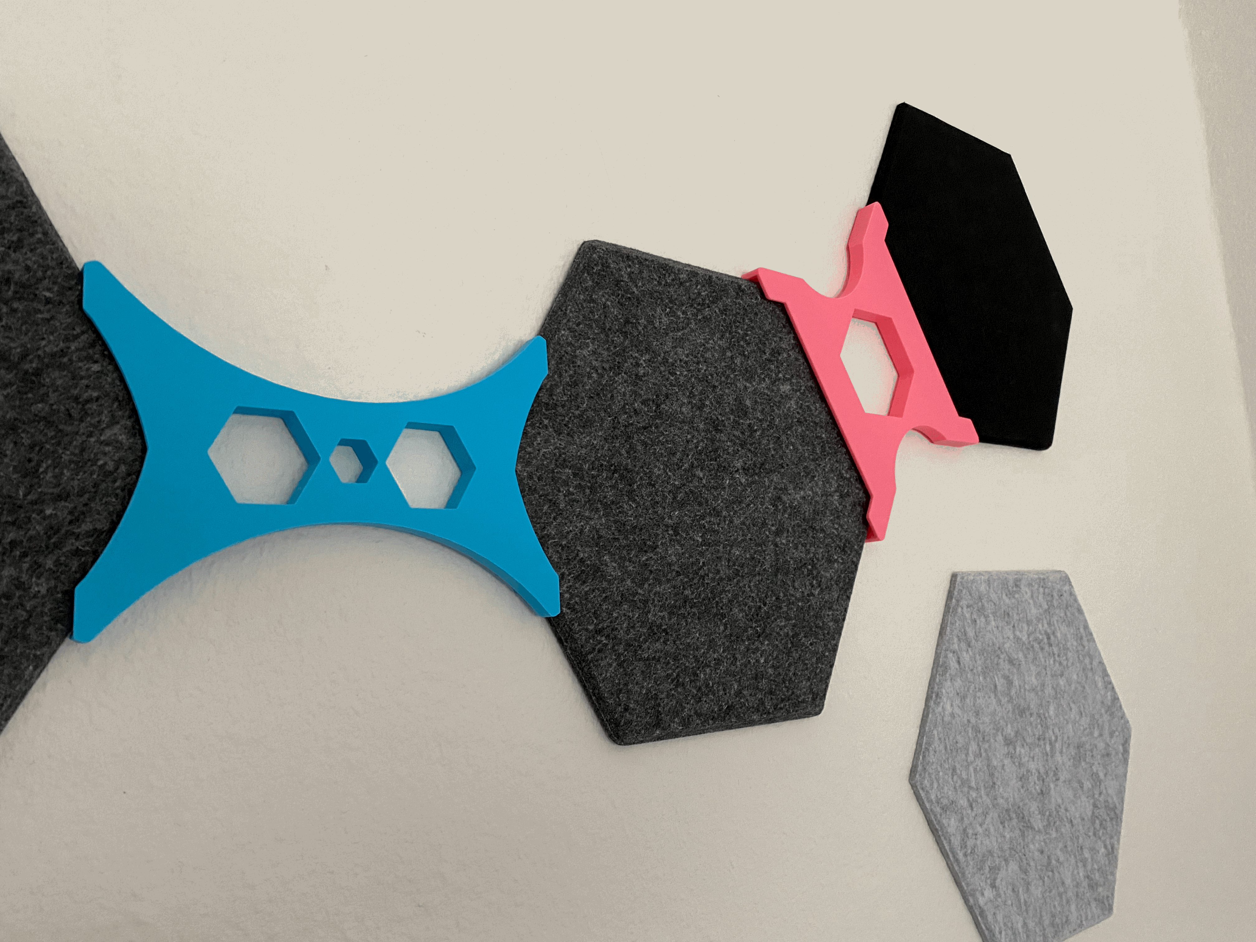 Miniatura 3 do modelo 3D Hexagon Acoustic Panel Alignment tools