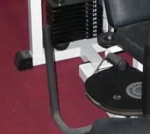 Technogym machine foot