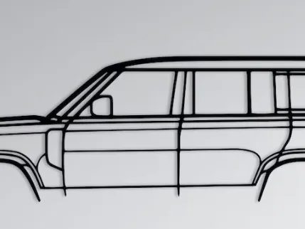 Defender Land Rover Silhouette