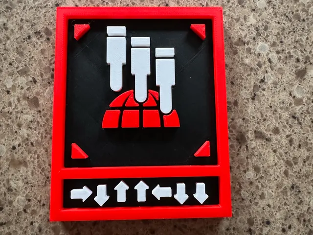 Helldivers 2 Orbital 380mm Barrage Plaque