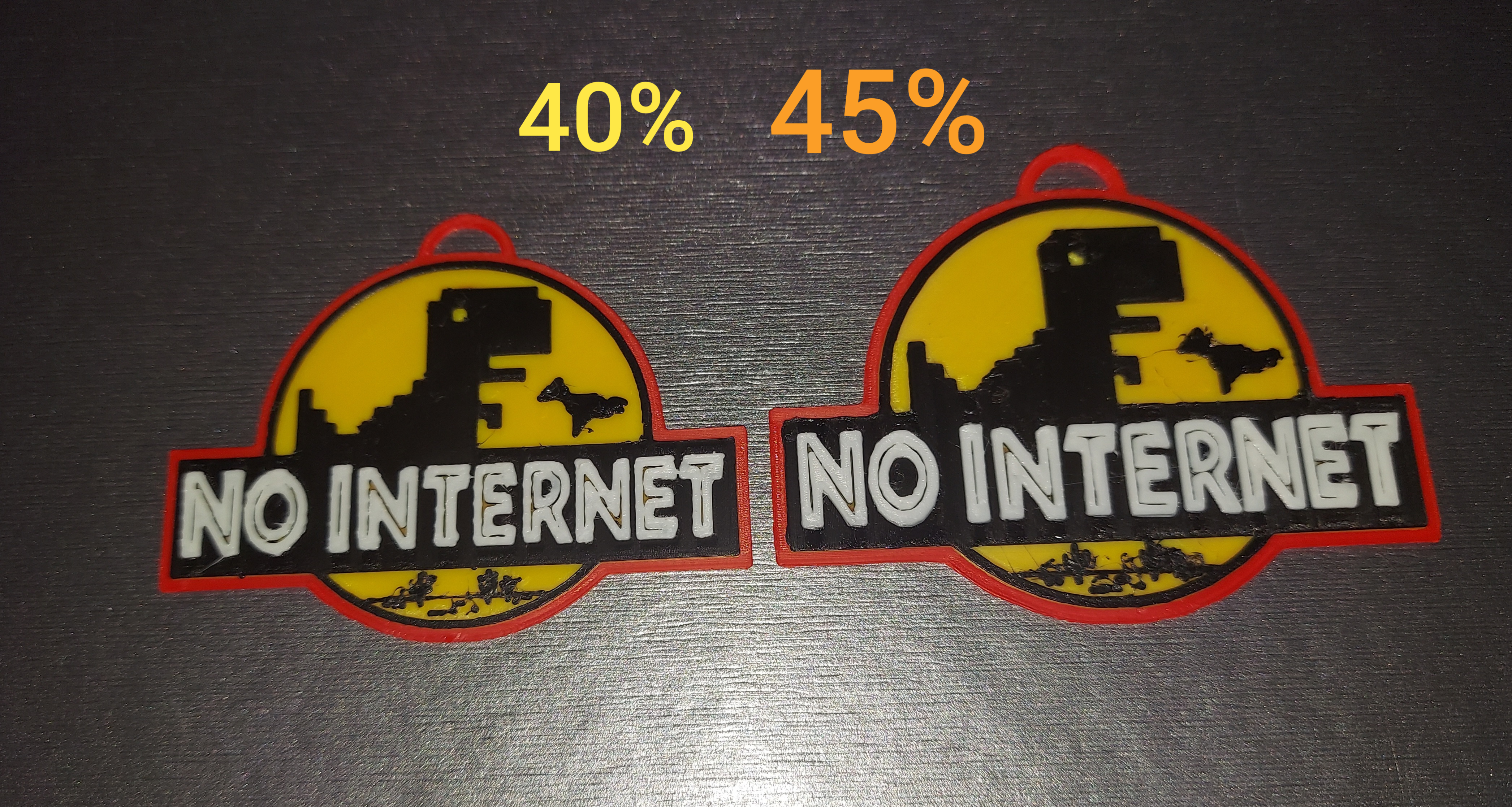 Miniatura 8 do modelo 3D No Internet Keychain