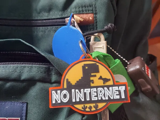 No Internet Keychain