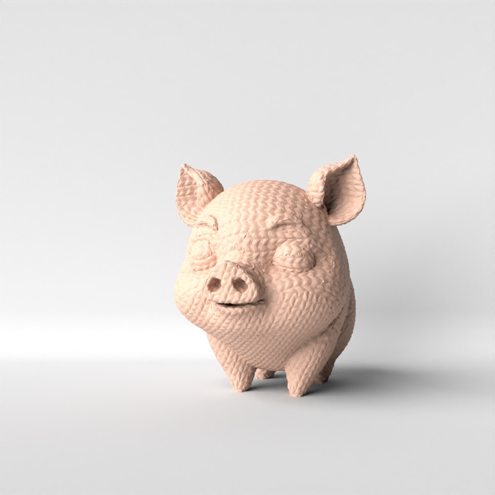 Knitted Pig