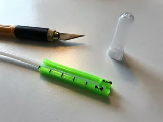 PTFE tube cutting jig