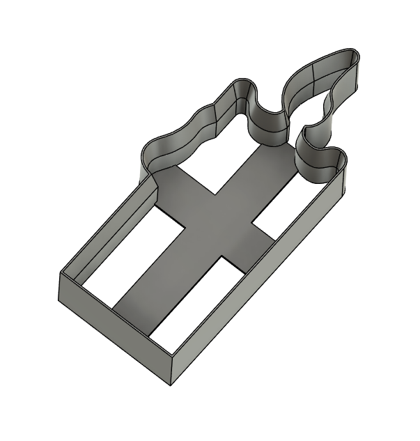 Candle cookie cutter
