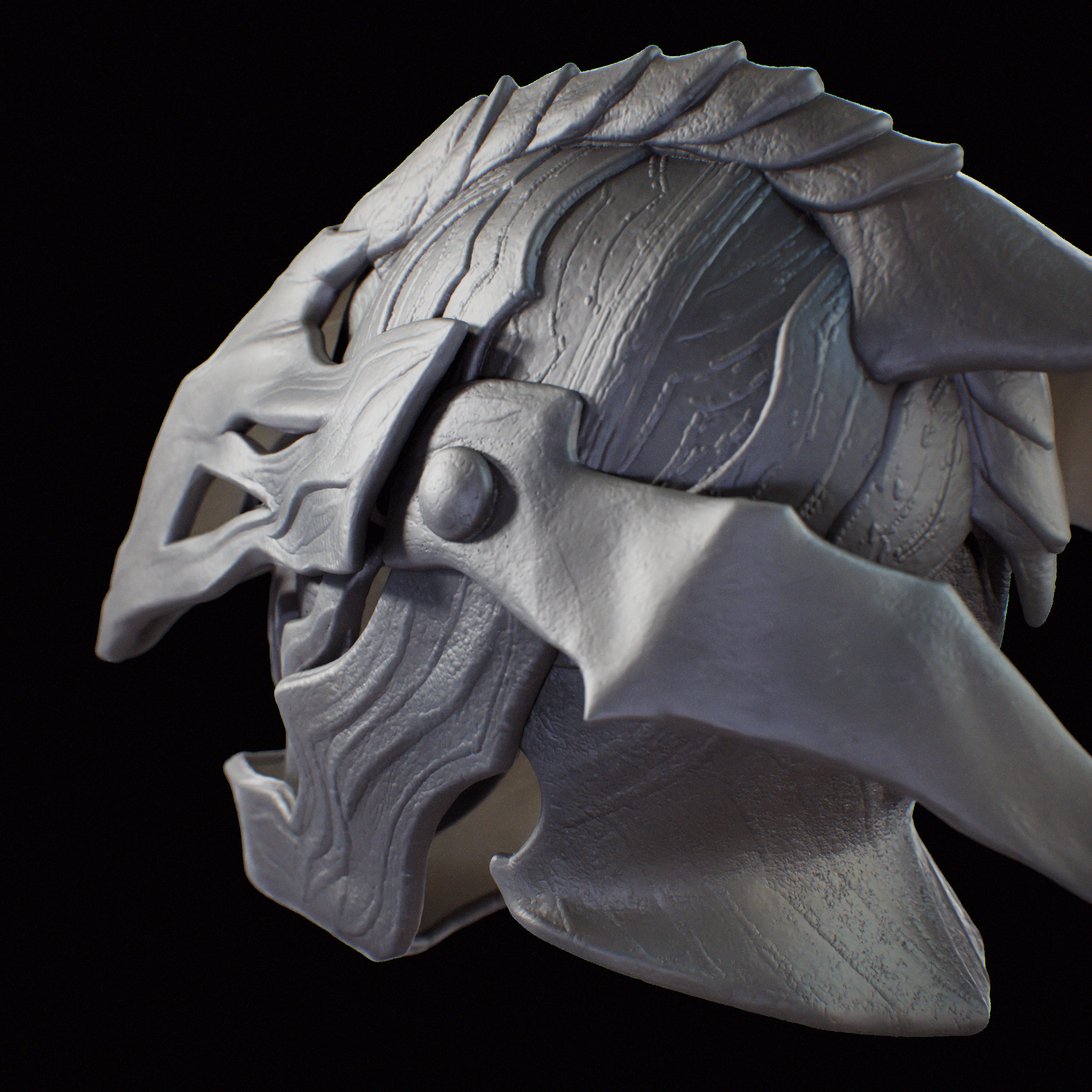Wylder Darkness Helmet from Elden Ring Nightreign - Print by parts - Wylder Casco de Elden Ring Nightreign Impresión por partes - Armadura