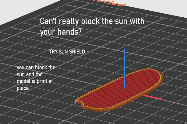 SUN SHIELD 3D model